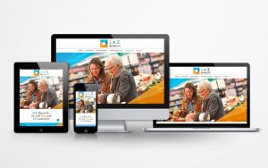 Die von Opus Marketing für J.A.Z Bayreuth gestaltete responsive Website