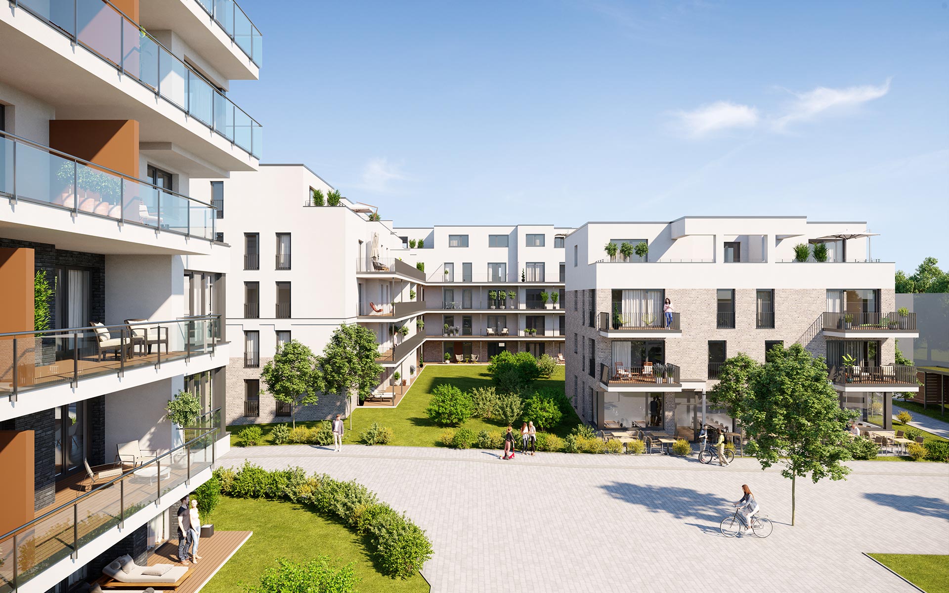 OPUS Marketing / Immobilienmarketing / hugo49 Bayreuth / Visualisierung / Aussenrendering Immobilie