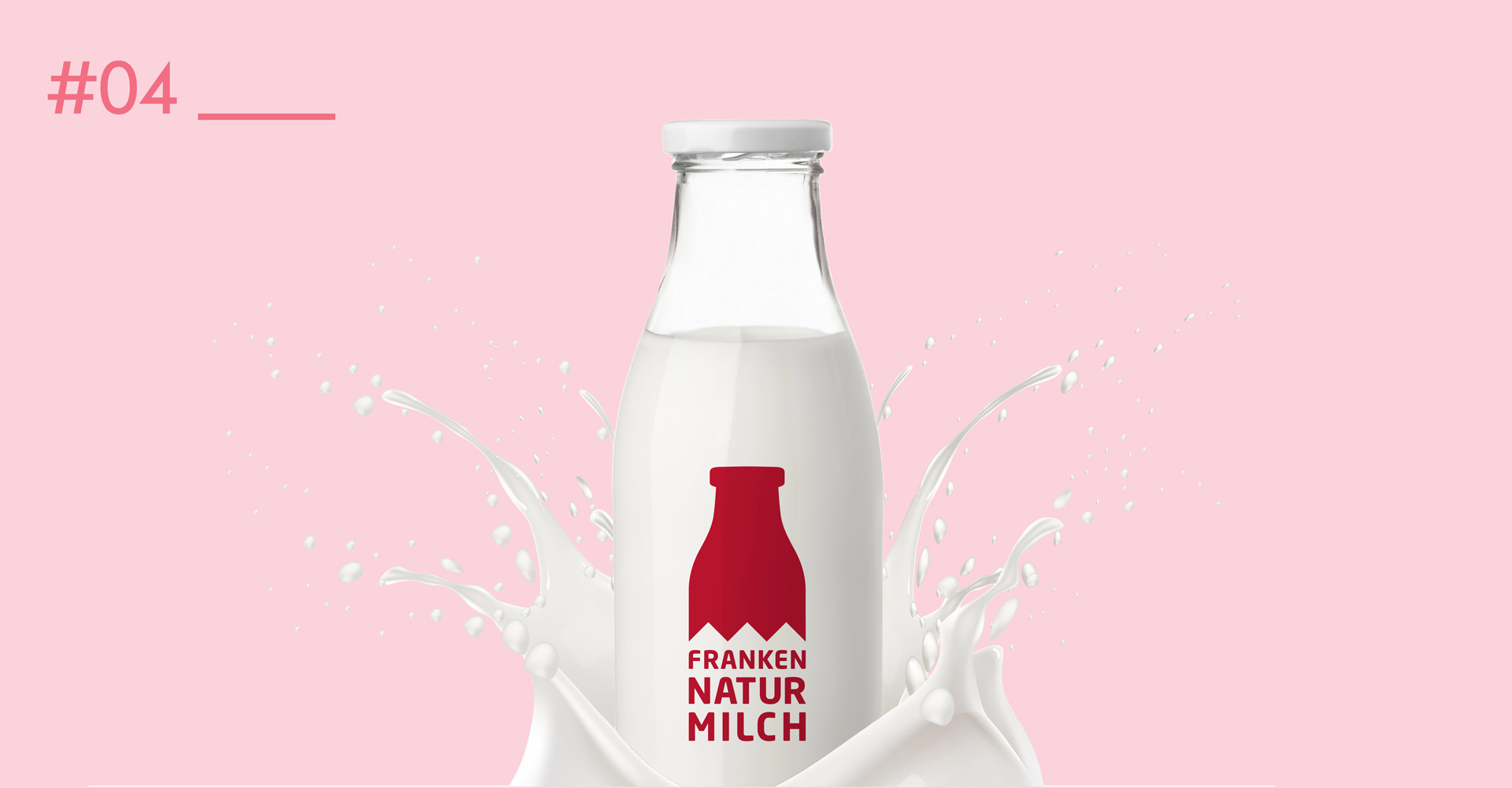 OPUS Marketing / Food & Beverage / Milchflasche Packaging
