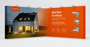 OPUS Marketing / Kundenprojekt / B+M HolzWelt Messegestaltung